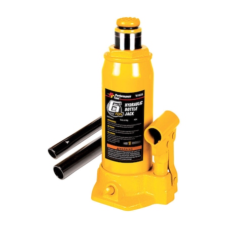 Performance Tool Performance Tool Hydraulic 6 ton Automotive Bottle Jack W1625